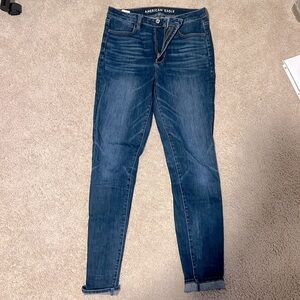 American Eagle Super High Rise Jegging - Size 8 Long/Tall